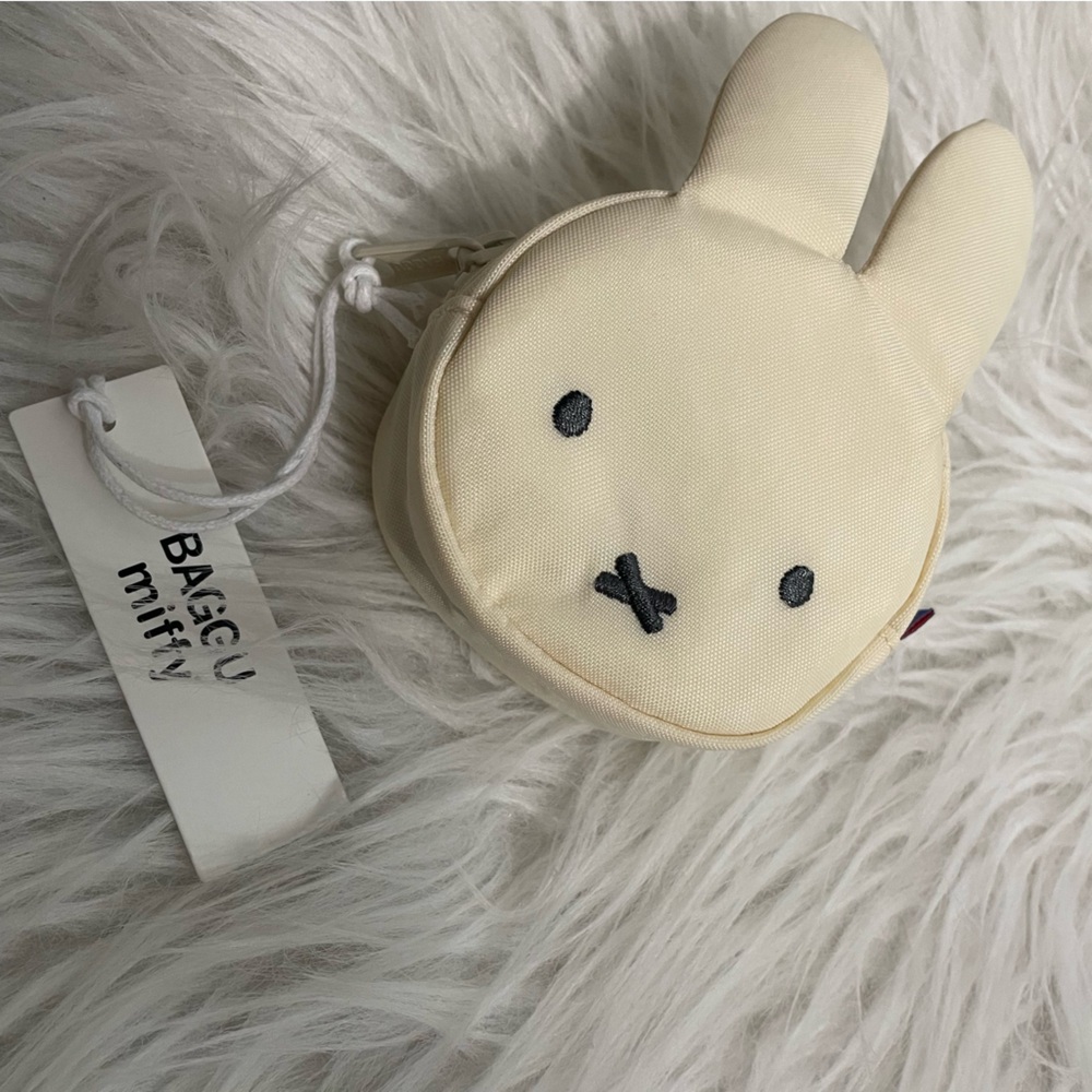 Baggu x Miffy Cream Coin Purse